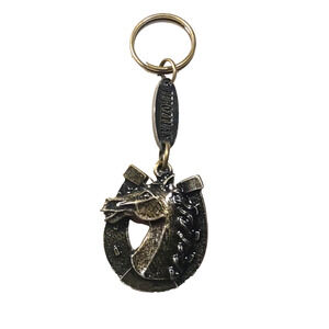 Teriztian Mokelo's Mexico Metal Keychain Horse With Horse Shoe Hood Luck...
